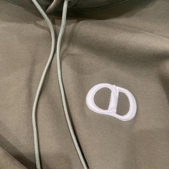 Dior CD icon Olive Men's Hoodie - Picture 5 of 5